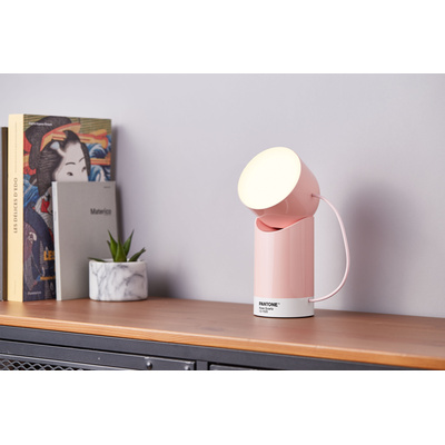 Lexon x Pantone | Portable LED lamp with moving head - Rose Quartz-2 Lexon x Pantone | Portable LED lamp with moving head - Rose Quartz-2