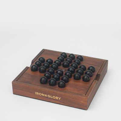 Solitaire Παιχνίδι από Ξύλο & Μάρμαρο - Iron & Glory™, Suck UK™-1 Solitaire Παιχνίδι από Ξύλο & Μάρμαρο - Iron & Glory™, Suck UK™-1
