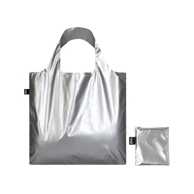 LOQI Bag | Metallic Silver Matt-1 LOQI Bag | Metallic Silver Matt-1