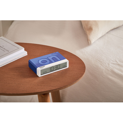 Lexon x Pantone | FLIP Radio-controlled reversible LCD alarm clock - Classic Blue-2 Lexon x Pantone | FLIP Radio-controlled reversible LCD alarm clock - Classic Blue-2