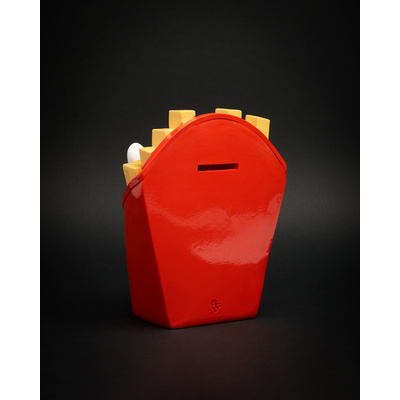 Resin Money Bank Achille - French Fries-2 Resin Money Bank Achille - French Fries-2
