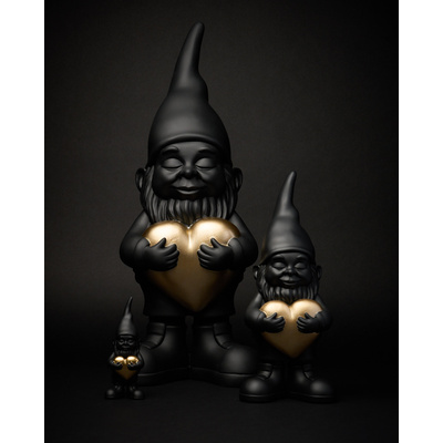 Resin Statue Lover - Black 12 cm-2 Resin Statue Lover - Black 12 cm-2