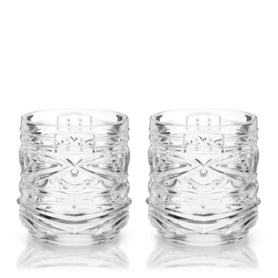 Σετ 2 Lowball Ποτηριών Pacific Crystal Tiki - 355ml-1 Σετ 2 Lowball Ποτηριών Pacific Crystal Tiki - 355ml-1
