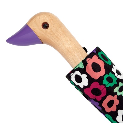 Ομπρέλα Original Duckhead - Flower Maze,  Σπαστή με Χειροποίητο Χερούλι Πάπια-1 Ομπρέλα Original Duckhead - Flower Maze,  Σπαστή με Χειροποίητο Χερούλι Πάπια-1