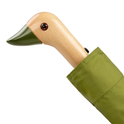 Original Duckhead Ομπρέλα Σπαστή με Χειροποίητο Χερούλι Πάπια - Λαδί-1 Original Duckhead Ομπρέλα Σπαστή με Χειροποίητο Χερούλι Πάπια - Λαδί-1
