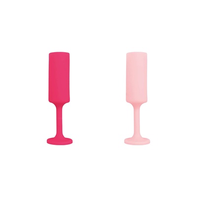SEFF Σετ 2 Flute Ποτήρια 170ml - Cherry & Blush-1 SEFF Σετ 2 Flute Ποτήρια 170ml - Cherry & Blush-1