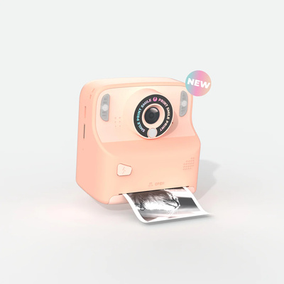 Κάμερα Polaroid PixiPrint - Click & Print - Ροζ-1 Κάμερα Polaroid PixiPrint - Click & Print - Ροζ-1