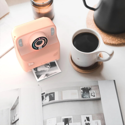 Κάμερα Polaroid PixiPrint - Click & Print - Ροζ-2 Κάμερα Polaroid PixiPrint - Click & Print - Ροζ-2