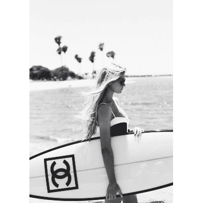 Print PORTRAITS N & B - Surf Board - 30 x 40 cm-1 Print PORTRAITS N & B - Surf Board - 30 x 40 cm-1