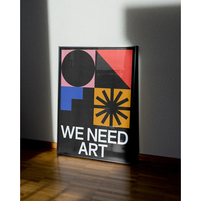 Poster We need art (50x70)-2 Poster We need art (50x70)-2