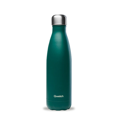 Insulated stainless steel bottle - Matt - Emerald green - 0,5L Qwetch-1 Insulated stainless steel bottle - Matt - Emerald green - 0,5L Qwetch-1