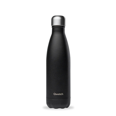Insulated stainless steel bottle - Matt - Black - 0,5L Qwetch-1 Insulated stainless steel bottle - Matt - Black - 0,5L Qwetch-1