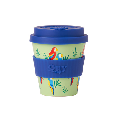 Travel Cup With Silicone Lid - Pappagallo 230 ml-1 Travel Cup With Silicone Lid - Pappagallo 230 ml-1