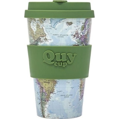 Travel Cup With Silicone Lid - Map 400 ml-1 Travel Cup With Silicone Lid - Map 400 ml-1