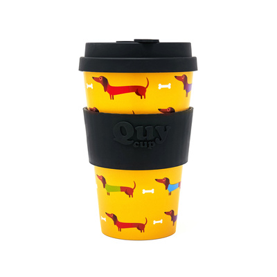 Travel Cup With Silicone Lid - Pedro 400 ml-1 Travel Cup With Silicone Lid - Pedro 400 ml-1