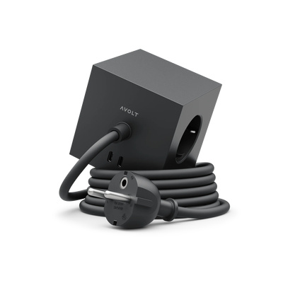 Square 1 with 30W Dual USBC & Magnetic base, 1.8m, Stockholm Black-1 Square 1 with 30W Dual USBC & Magnetic base, 1.8m, Stockholm Black-1