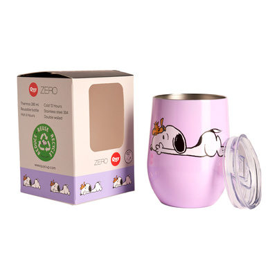 304 Stainless Steel Thermo Cup - Snoopy 17 - Sdraiato 320 ml-2 304 Stainless Steel Thermo Cup - Snoopy 17 - Sdraiato 320 ml-2