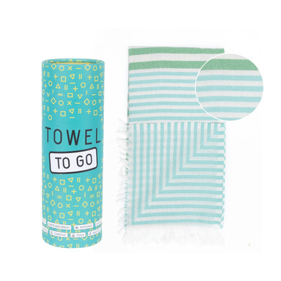 Πετσέτα Towel To Go σε συσκευασία Δώρου  1.80 x 1.00 m Bali - Τιρκουάζ / Πράσινο-1 Πετσέτα Towel To Go σε συσκευασία Δώρου  1.80 x 1.00 m Bali - Τιρκουάζ / Πράσινο-1
