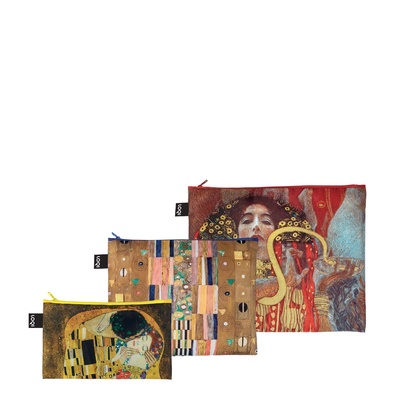 LOQI Σετ Τσαντάκια Recycled | GUSTAV KLIMT-1 LOQI Σετ Τσαντάκια Recycled | GUSTAV KLIMT-1