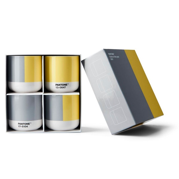 PANTONE Σετ 4 Κούπες Θερμός- COY21 (giftbox) 190 ml - 1 PANTONE Σετ 4 Κούπες Θερμός- COY21 (giftbox) 190 ml - 1