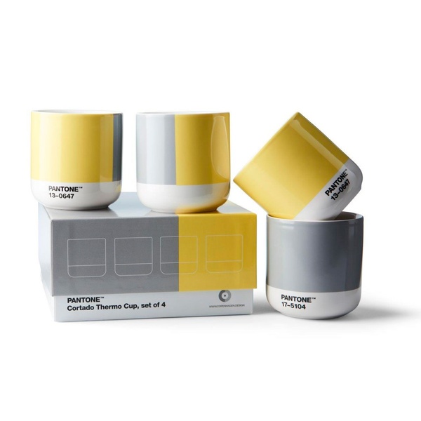 PANTONE Σετ 4 Κούπες Θερμός- COY21 (giftbox) 190 ml - 2 PANTONE Σετ 4 Κούπες Θερμός- COY21 (giftbox) 190 ml - 2