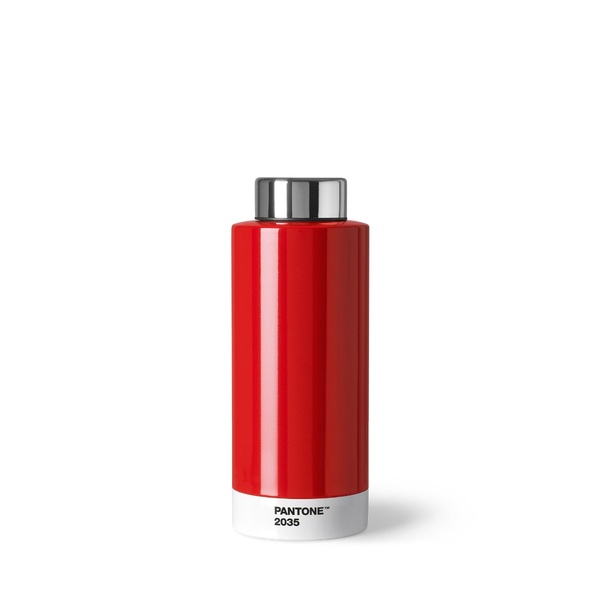 101122035 Pantone Thermo Drinking Bottle-Red