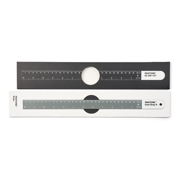 Ruler 30 cm in giftbox - Cool Gray Ruler 30 cm in giftbox - Cool Gray