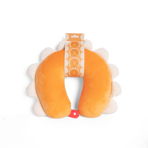 Travel Cushion  - Petal Orange 3D - 3 Travel Cushion  - Petal Orange 3D - 3