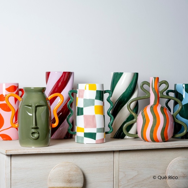 VASE FEDERICO - AMOR DEL COLOR - GREEN - 2 VASE FEDERICO - AMOR DEL COLOR - GREEN - 2