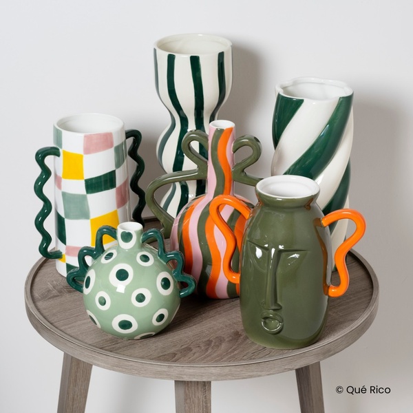 VASE FEDERICO - AMOR DEL COLOR - GREEN - 1 VASE FEDERICO - AMOR DEL COLOR - GREEN - 1