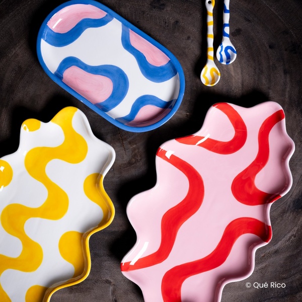Δίσκος Σερβιρισματος Renata - Spanish Swirls - 3 Δίσκος Σερβιρισματος Renata - Spanish Swirls - 3