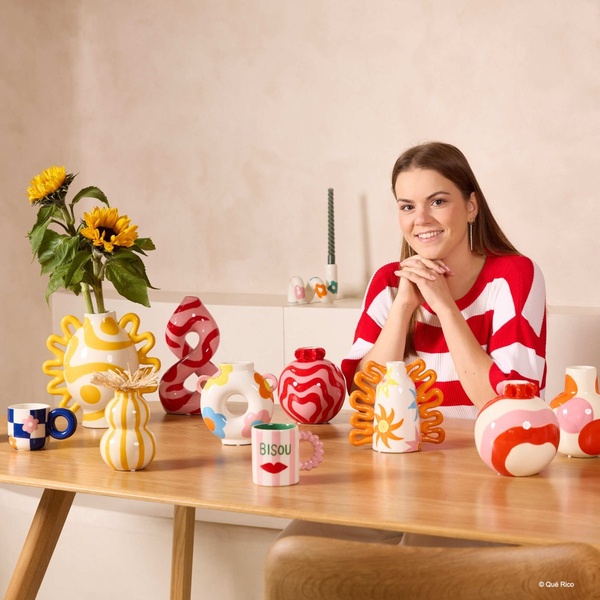 Vase Carmela - Rosy Horizon - 3 Vase Carmela - Rosy Horizon - 3