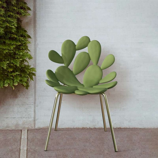 Filicudi chairs by QEEBOO, Set of 2 pieces - Balsam Green - 4