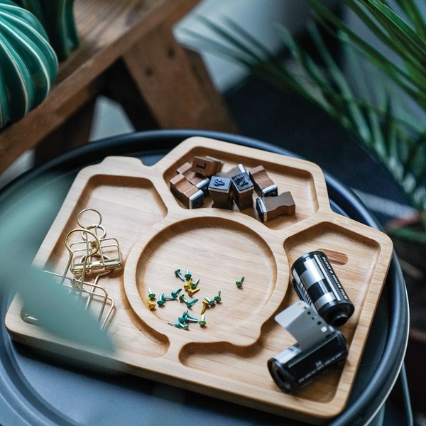 Bamboo Plate 22 x 18,7 x 1,5 cm - Camera - 2 Bamboo Plate 22 x 18,7 x 1,5 cm - Camera - 2
