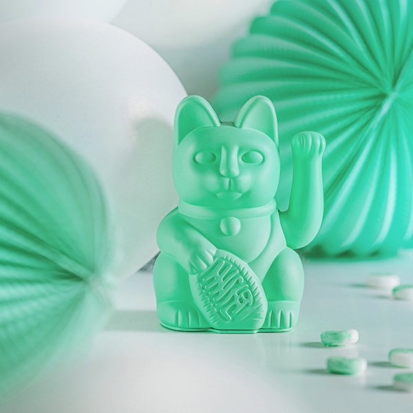 Lucky Cat Mint Green - 2