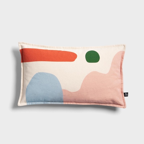 Rectangle Cushion Collage - Multicolor