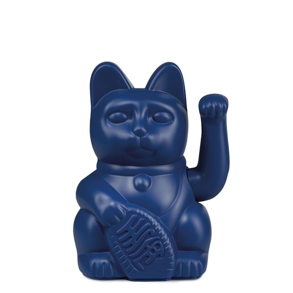 Τυχερή Γάτα - Σκούρο Μπλε 8,5 x 10,5 x 15 cm