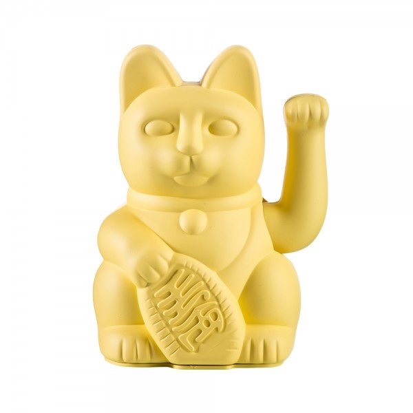 Τυχερή Γάτα - Κίτρινο 8,5 x 10,5 x 15 cm