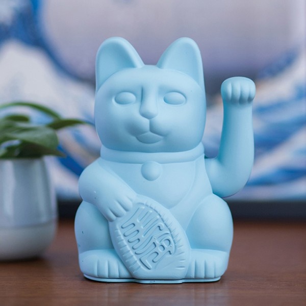 Τυχερή Γάτα - Μπλε 8,5 x 10,5 x 15 cm - 1