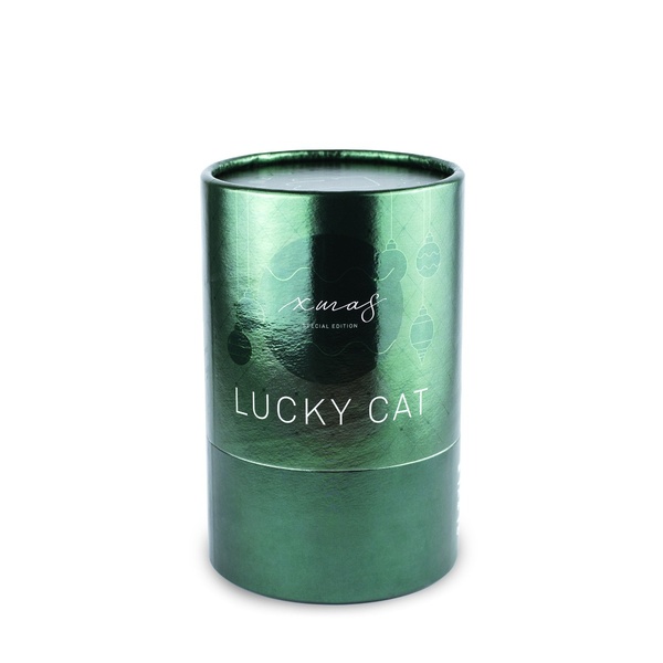 Τυχερή Γάτα Maneki Neko DONKEY σε Γυαλιστερό Πράσινο 15cm - 3