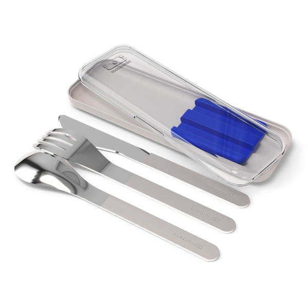To-go cutlery set MB Slim Box - Blue - 1 To-go cutlery set MB Slim Box - Blue - 1