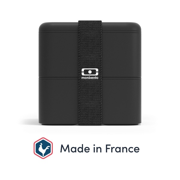1.7L Δοχείο Φαγητού Monbento MB Square (PP) Made in France - Black Onyx - 3 1.7L Δοχείο Φαγητού Monbento MB Square (PP) Made in France - Black Onyx - 3