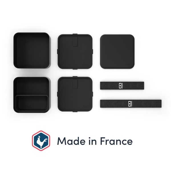 1.7L Δοχείο Φαγητού Monbento MB Square (PP) Made in France - Black Onyx - 4 1.7L Δοχείο Φαγητού Monbento MB Square (PP) Made in France - Black Onyx - 4