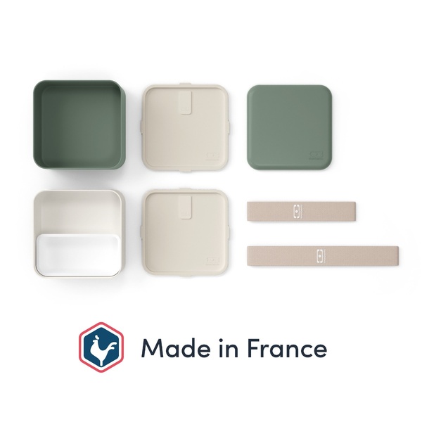 MB Square (PP) Made in France - Natural Green - 4 MB Square (PP) Made in France - Natural Green - 4