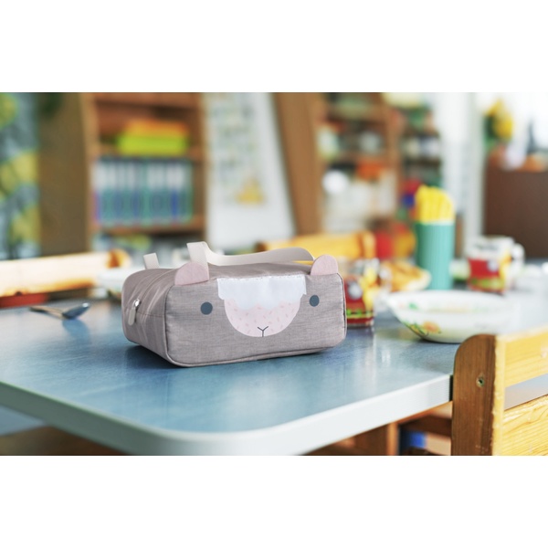 Insulated Food Container Bag MB Wonder Travel - Pink Sheep - 2 Insulated Food Container Bag MB Wonder Travel - Pink Sheep - 2