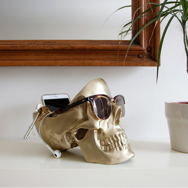 Skull Tidy - Gold - 4 Skull Tidy - Gold - 4
