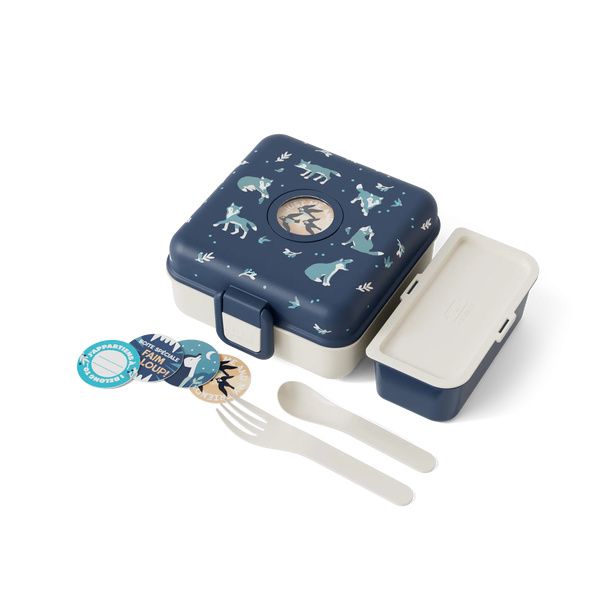 850ml Lunchbox MB Snacky - Wolf - 5 850ml Lunchbox MB Snacky - Wolf - 5