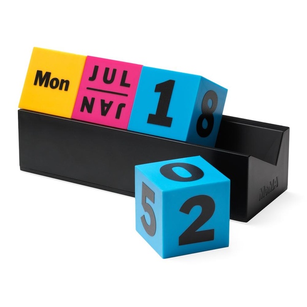 Cubes Perpetual Calendar CMYK - MoMA