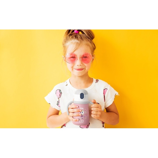 360ml Ισοθερμικό Μπουκάλι Monbento MB Stram - Pink Bunny - 2 360ml Ισοθερμικό Μπουκάλι Monbento MB Stram - Pink Bunny - 2