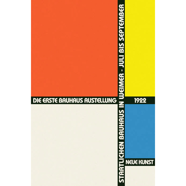 Αφίσα BAUHAUS - Erste Austellung 1922 - 30 x 40 cm